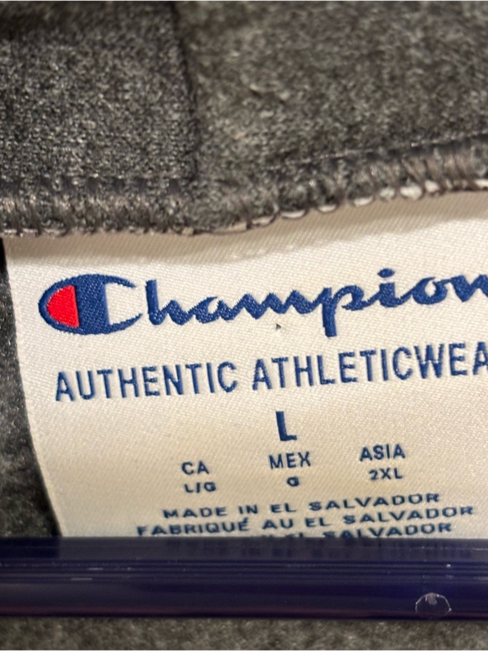 Champion University of New Haven Grey Pullover Sweatshirt Hoodie Mens U.S. Large - Picture 2 of 3